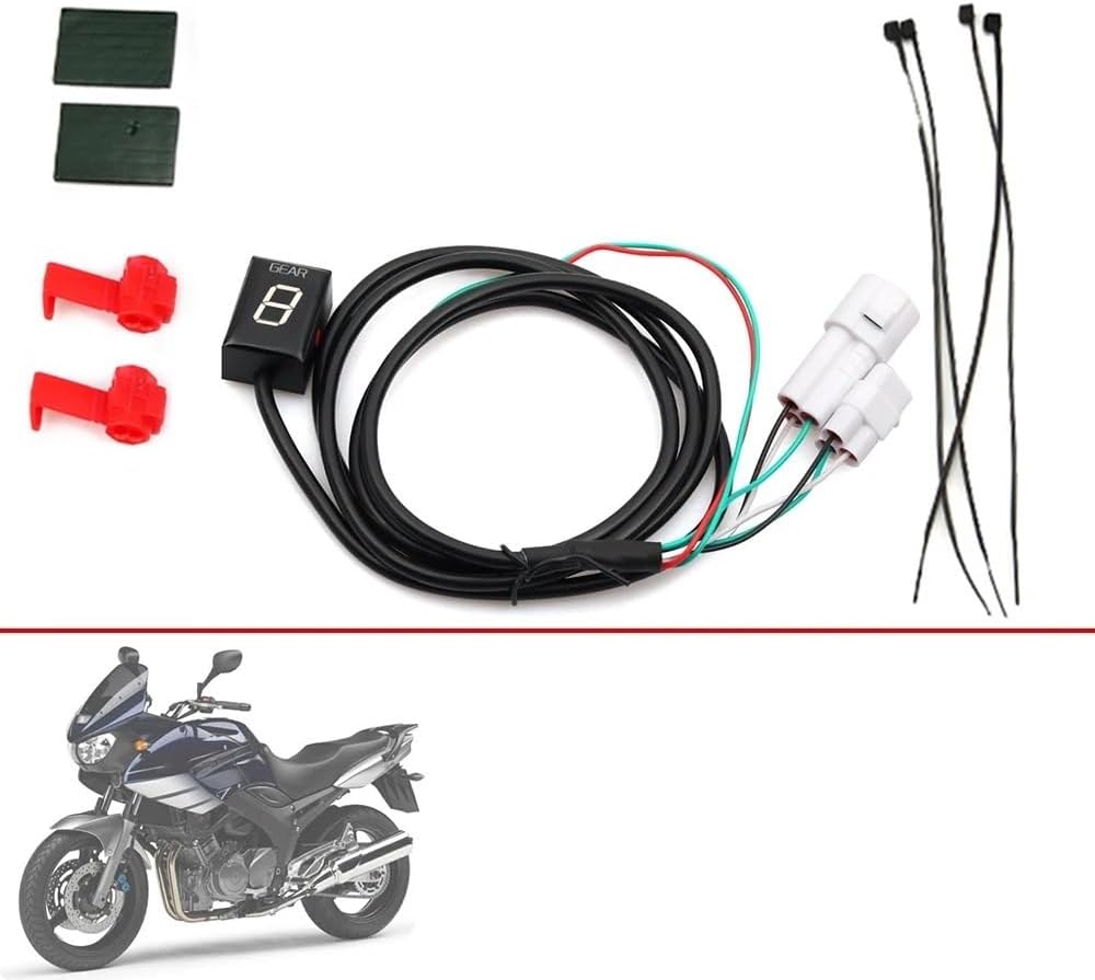 Gear Display Meter for YA&MAHA TDM900 TDM 900 TDM FZ400 for Fazer FZ 400 2002 Motorcycle Gear Indicator ECU Mount 1-6 Speed Gear Display Motorcycle Gear Indicator