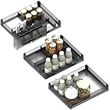 4. Platz sparen: Die robuste, herausziehbare Aufbewahrungsbox für Küchenschränke schafft zusätzlichen Stauraum, der die Küchenutensilien trennen und ordentlich organisieren kann. Die polierte exquisite Handwerkskunst bringt moderne und modische Elemente in Ihr Zuhause