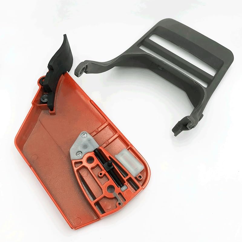 Piezas de jardín Cubierta de piñón de Embrague, Tensor de Palanca de Mango Protector Delantero de Freno de Cadena for Piezas de Motosierra Husqvarna 365 371 372 372XP 362 Piezas de jardín