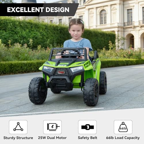 TOBBI 12V Kids Electric UTV