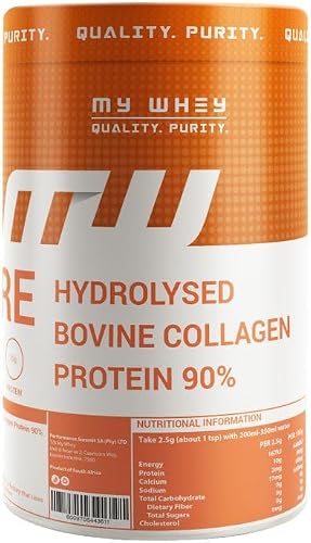 Pure Hydrolysed Bovine Collagen Protein 90% 500g