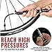 PRO BIKE TOOL Mini Bike Pump Classic - Fits Presta & Schrader Valves - up to 100 PSI / 6.9 Bar - Bicycle Tire Pump for Road and Mountain Bikes - Small, Portable and Compact Hand Frame-Mounted Pump