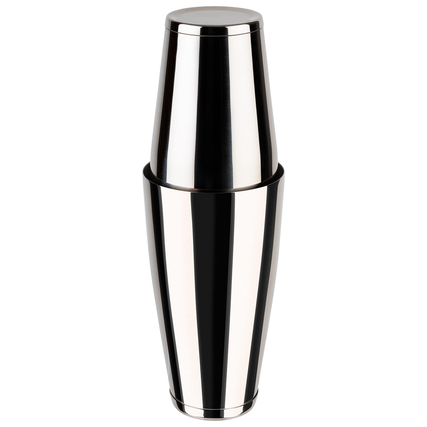 APS 93203 Tin in tin Shaker, Boston Shaker, 2-tlg. Set, Edelstahlbecher mattiert, 0,5 + 0,7 l