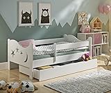 inkl. Schublade, inkl. Lattenrost aus Holz