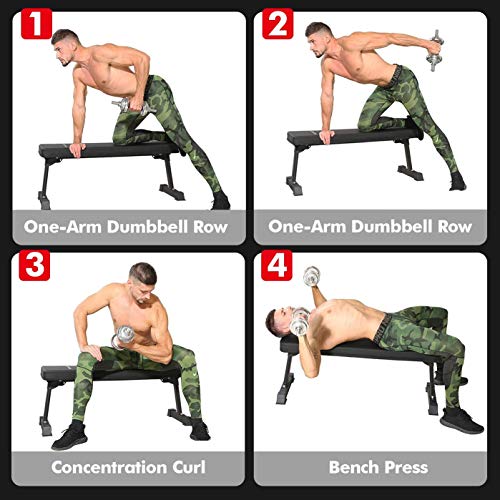 BangTong&Li Adjustable Bench, Utility Weight Lifting Bench for Full Body Work Out - Multiple -Purpose Foldable - Home Fitness Guru BangTong&Li Adjustable Bench, Utility Weight Lifting Bench for Full Body Work Out - Multiple -Purpose Foldable - Image 6