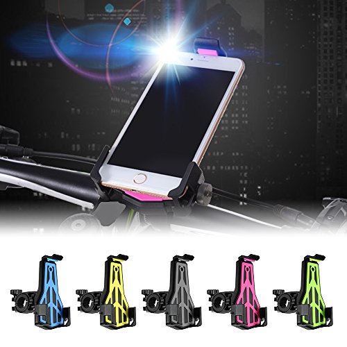 DECDEAL Montagem de telefone móvel de bicicleta ajustável Universal Bicycle Phone Rack Rotatable Bik