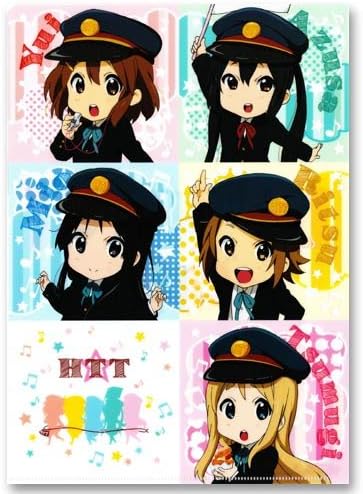Amazon けいおん Tbsストア東京駅店オリジナル描き下ろしイラスト クリアファイル 5人柄 アニメ 萌えグッズ 通販