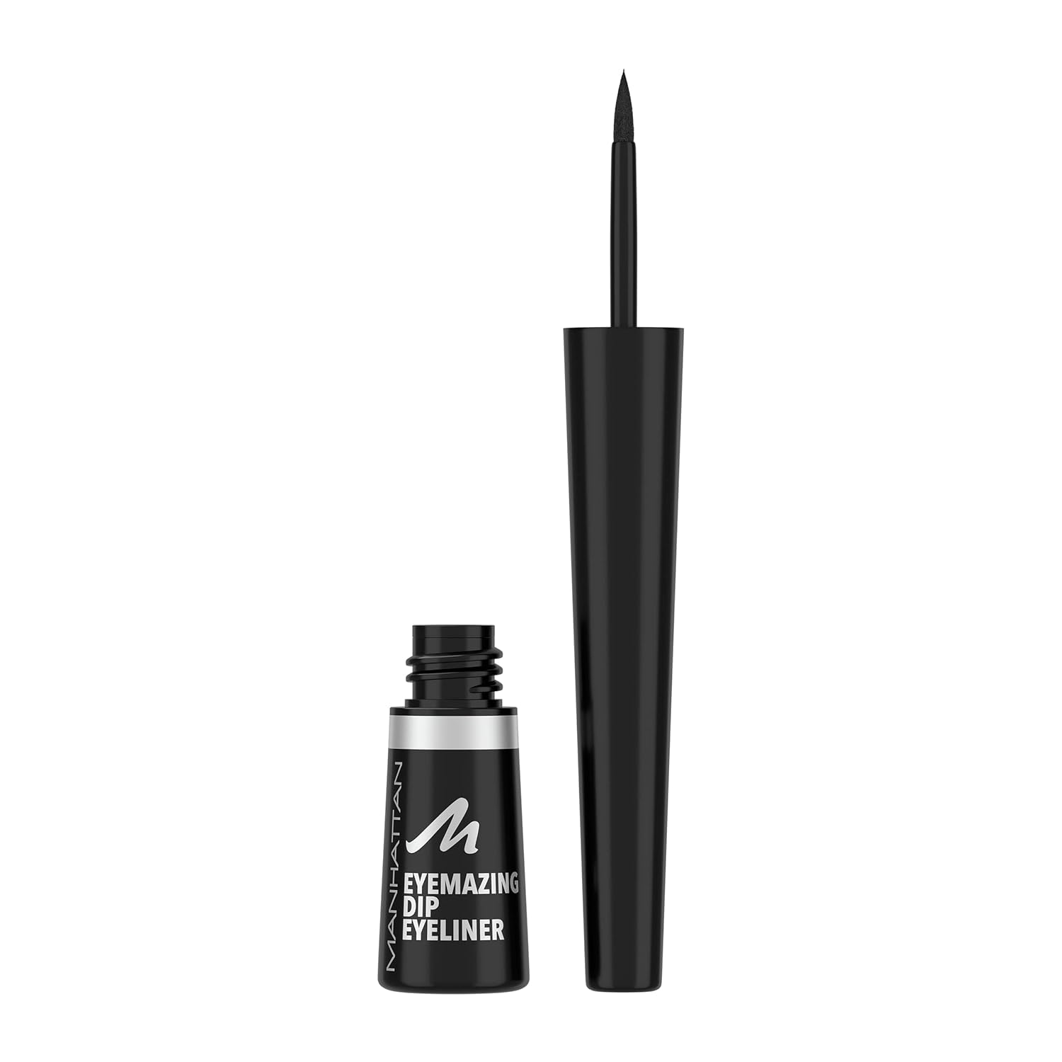Manhattan Eyemazing Dip Eyeliner Fb. 001 Black, hochpigmentierter, wischfester Eyeliner mit matt
