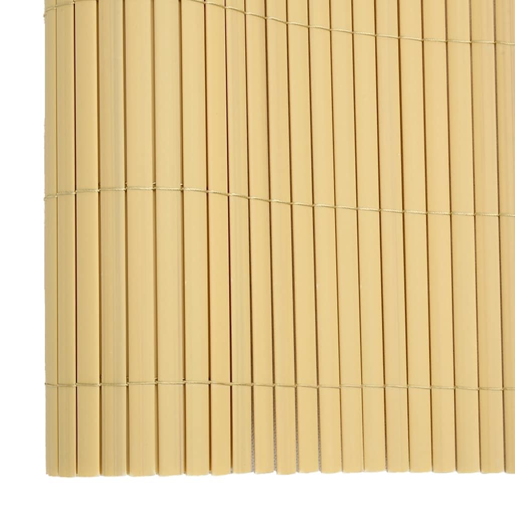 vidaXL Double-Sided Garden Fence Outdoor Terrance Backyard Fencing Privacy Screen Porch Blind Windbreak Fence Panel Barrier Edging Yellow - Image 6