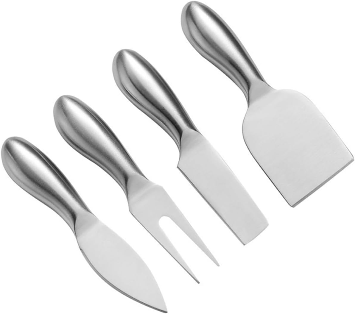 Luxshiny Cheese Tool Set 4pcs Cheese Slicer Stainless Steel Fork and Spatula Kitchen Luxshiny Cheese Tool Set 4pcs Cheese Slicer Stainless Steel Fork and Spatula Kitchen