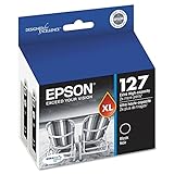 Epson DuraBrite 127xl Extra Yield Combo Pack, Black (2 ink cartridges in this box)