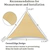 Amazon.com : Shade&Beyond Triangle Sun Shade Sail 16' x 16' x 16 ...