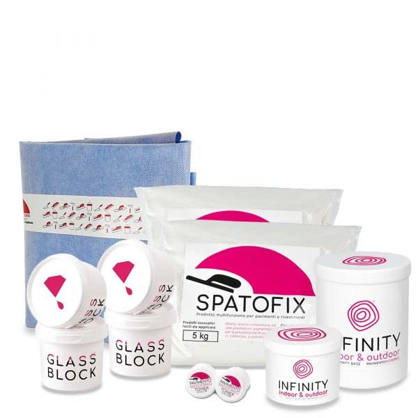 Resina impermeabilizzante per doccia, bagno e vasca Infinity Indoor WP (3 MQ, Cemento)