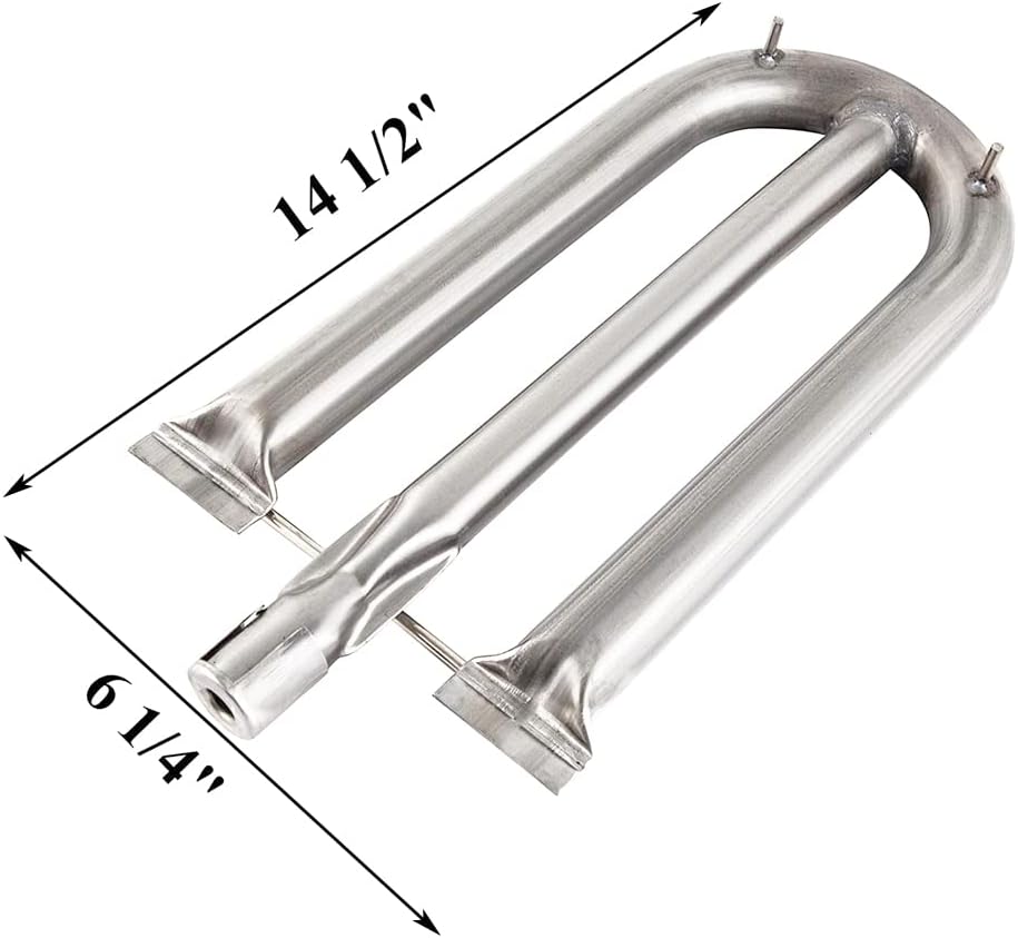 S1246C (3-Pack) 14.5" x 6.25" Stainless Steel Burner Replacement for American Outdoor Grill 24NB, 24NG, 24NP, 24PC, 30NB, 30PC, 36NB, 36PC