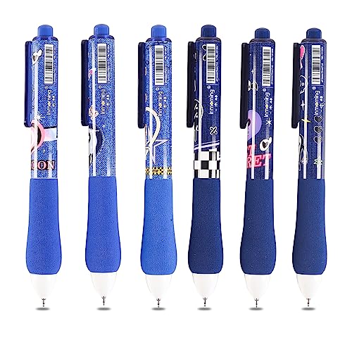 Set de 12 bolígrafos de gel retráctiles con tinta negra 0.5 mm miniatura 2