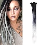 Aosome Dreadlock Extensions 24 Inch Synthetic Dreads 10 Strands Handmade Dread Extensions Crochet...