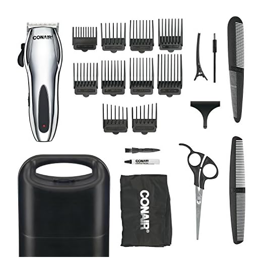Conair Cordless 22-piece Hair Clipper, Use Corded or Cordless