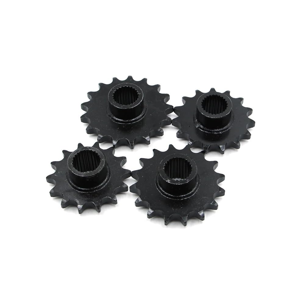 Pignone 14-17T catena 530 24 scanalature for quad GY6 125-250cc ATV | 14T 15T 16T 17T 530 Catena Pignone Cog 24 Spline GY6 125cc 150cc 200cc 250cc ATV Quad Go Kart UTV Dirt Bike(14T)