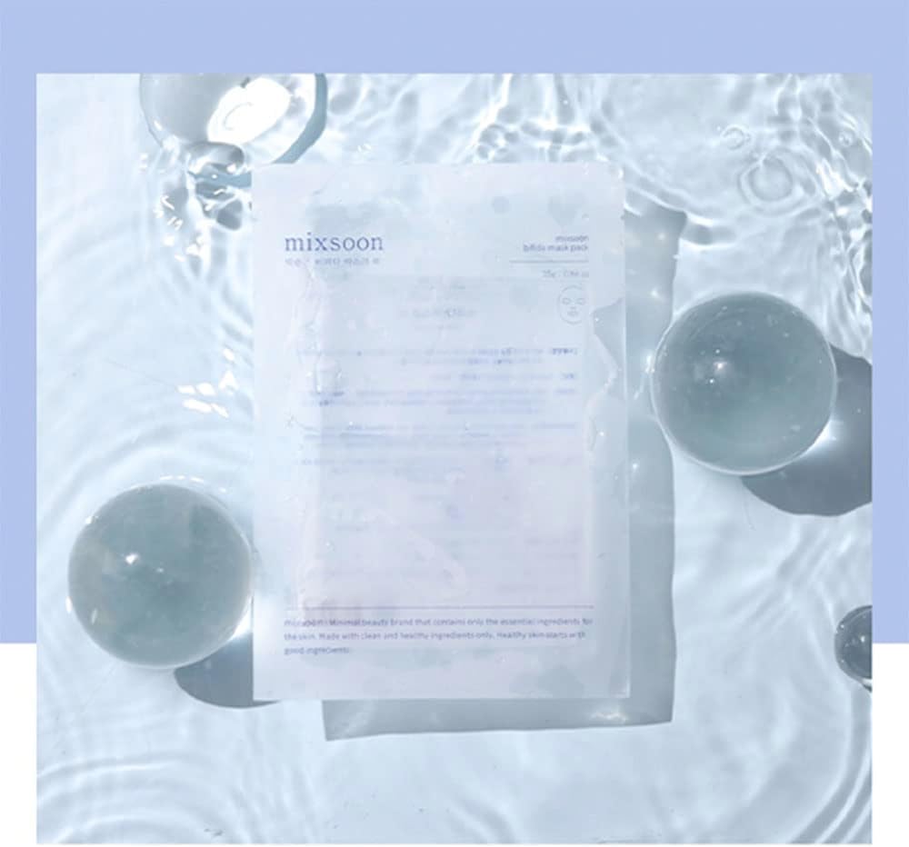 mixsoon Bifida Fermentation Extract Sheet Mask Pack, 5 Sheets