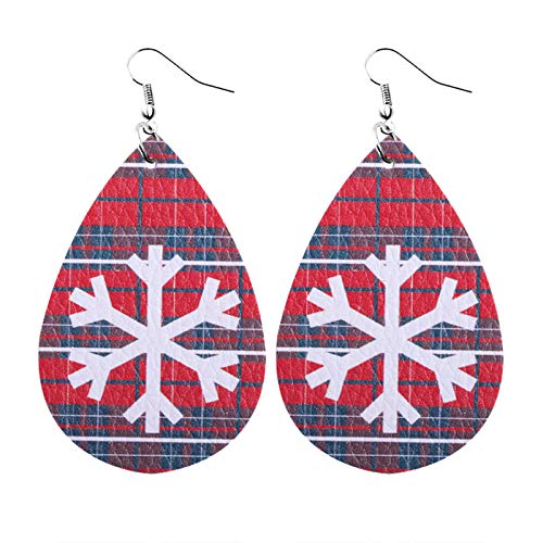 Preisvergleich Produktbild Schneemann Rentier Geschenk Weihnachtsschmuck Set Weihnachtsbaum Halskette Ohrringe Frauen Weihnachten Hook Drop Dangle Ohrring Charme Eardrop Schmuck Weihnachtsfeier