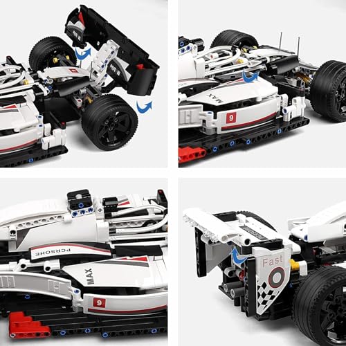Mould King 13117 Technik Sports Car Model, Racing Car Building Blocks Kit, 1235 Pcs Collectible Set for Adults, Display Model for Home or Office Décor(Static Version) by Mould King - Image 2