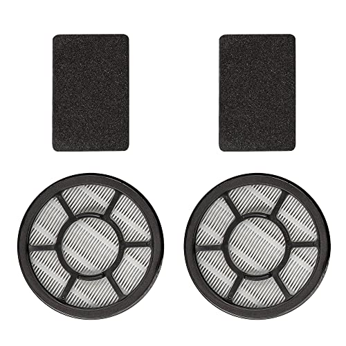 Russell Hobbs RHFILTUV5101-5601 2x Vacuum Filter Pack Compatible with RHUV5101 & RHUV5601 3 in 1 Corded Upright Vacuums, Grey