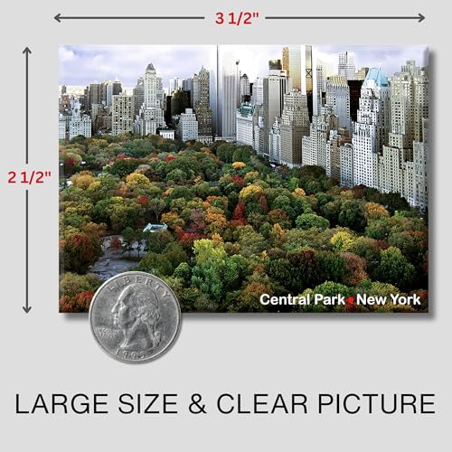 Imán decorativo metálico Rectangular 3.5x2.5 pulgadas miniatura 3