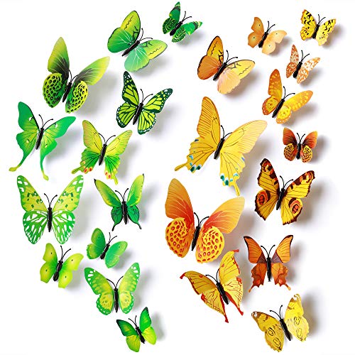 Papillon 3D pour relooker un mur terne et personnaliser une chambre d'enfant