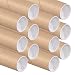 Art Wall Kraft Mailing Tube with Cap, 2-Inch by 15-Inch, 12-Pack