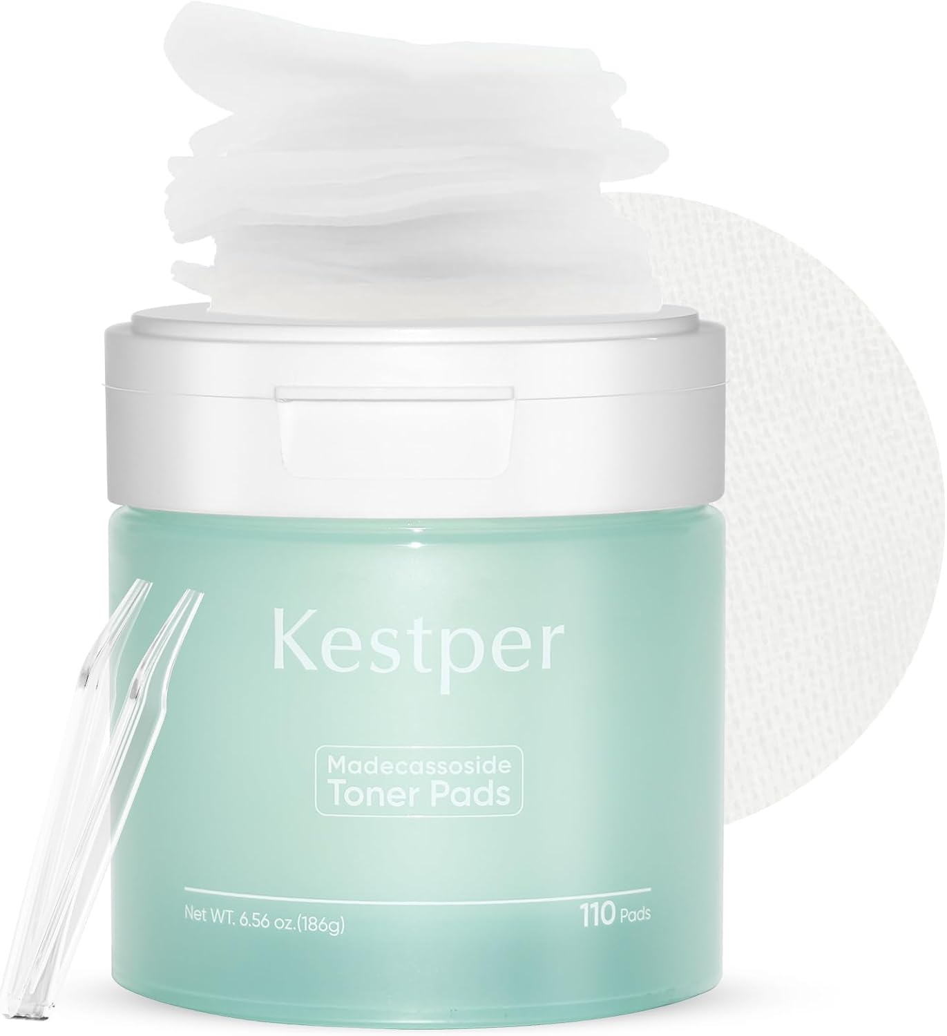 Madecassoside Soothing Toner Pad,Facial Toner, Blemish Pads, Vegan Gauze Tencel Pads