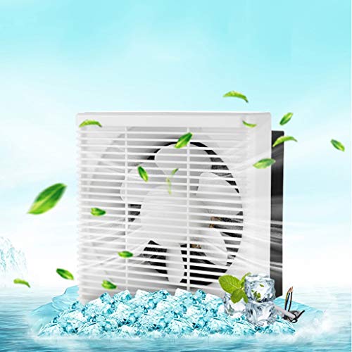 Abluftventilator Haushaltsventilator 8-Zoll-Leistungsstarke Ventilator Alle Kunststoff-Einweg Luxus Jalousien Ventilator Gesundheit Hygiene Silent LITING Cover