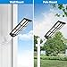 SZPOWER 5000W Street Lights Solar Powered, 5000000LM Solar Street Lights for Outside, 2700K/4200K/6500K Dimmable Solar Lights Outdoor Waterproof IP66 Dusk to Dawn for Parking Lot, Pole, Garden, Yard