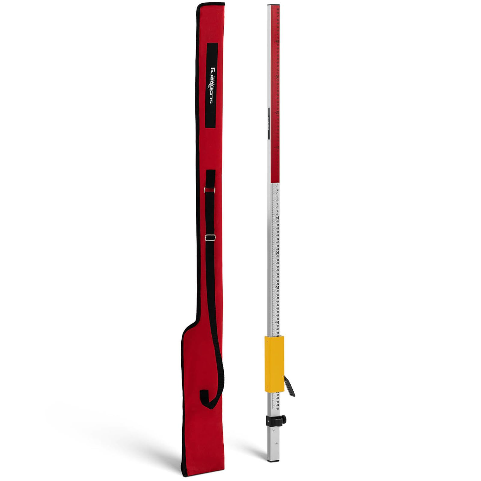 Steinberg Systems Mira Para Nivel Óptico De Topografía SBS-NL-240PLUS (Aluminio, Longitud máxima: 2,4 mm, 2 escalas mm/cm)