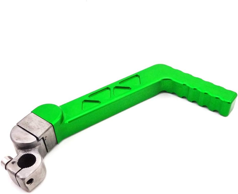 Race-Guy 13mm CNC Aluminum Green Kick Starter Lever for 50cc 70 90cc 110cc 125cc 150cc 160cc Chinese Pit Dirt Bike Motocross