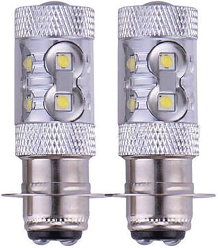 Miniatura 1 de DSparts - Faro delantero H6 de 100 W para Honda Sportrax TRX400EX 1999-2008 8000K bombilla de luces LED