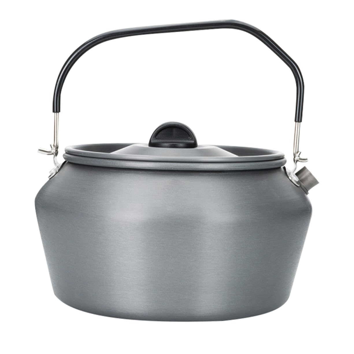 BESTonZON 1pc Outdoor Portable Water Kettle Capacity Camping Teapot with Ergonomic Handle for Smooth Pouring for Hiking Picnics and Travel