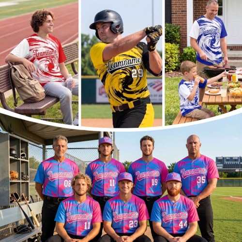 KXK Custom Baseball Jersey Personalized Stitched or Printed Name Number Logo Sports Jerseys for Men Women Youth miniatura 2