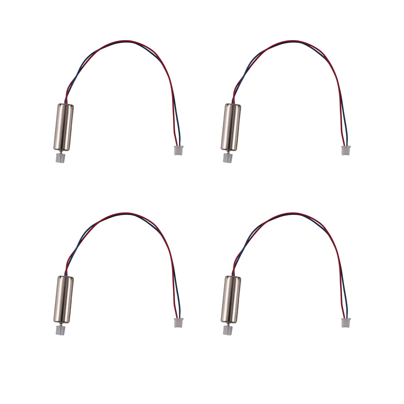 E58 M68 S168 CW CCW Motor RC Drone Quadcopter Spare Parts Replacement Kit Accessories,4PCS Red Blue Line