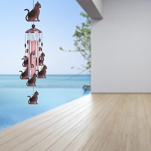 Miniatura 13 de Owl Wind Chimes Outdoor/Indoor Decor - Memorial Wind Bells, Romantic Wind Catcher, Blessing Windchimes Gifts for Mom, Home, Balcony, Yard, Tree