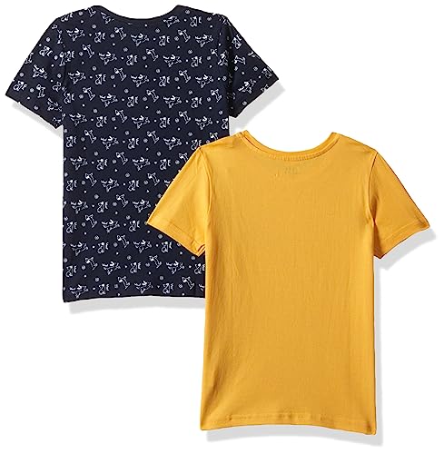 Image of Amazon Brand - Jam & Honey Boys 100% Cotton Printed Half Sleeves T-Shirt | Age 2-12 Years