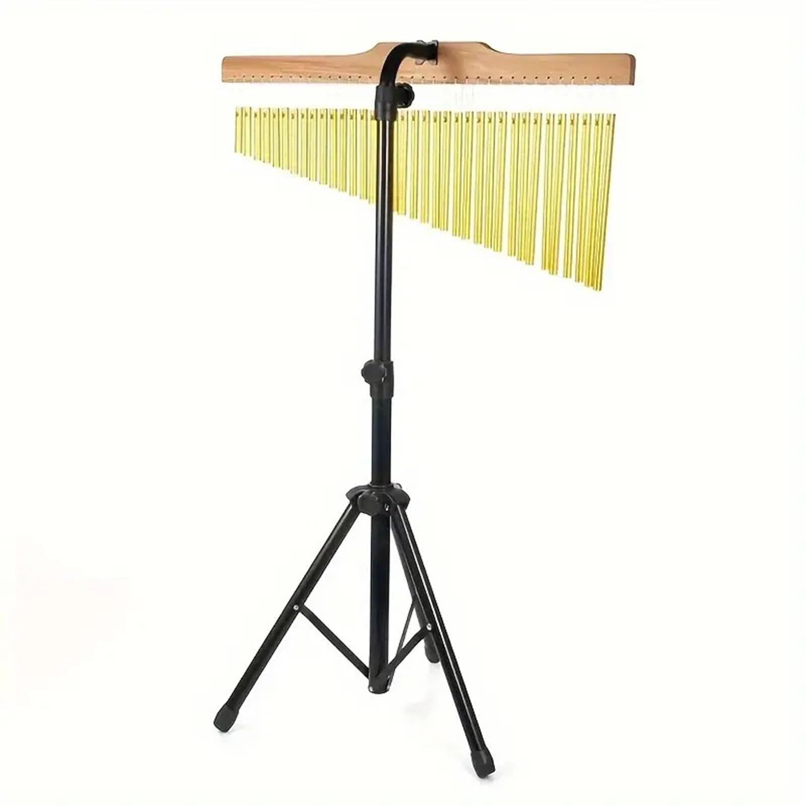 Supporto per Glockenspiel Da Barra, Regolabile, Accessori per Strumenti a Percussione, Supporto per Campanelli a per Prove, Nero