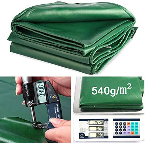 Heavy Duty Waterproof Poly Tarp 15x24ft Tear Resistant & Thick Tarp with Reinforced Corners Grommets Ideal for Covering and Protection 15.7Mil