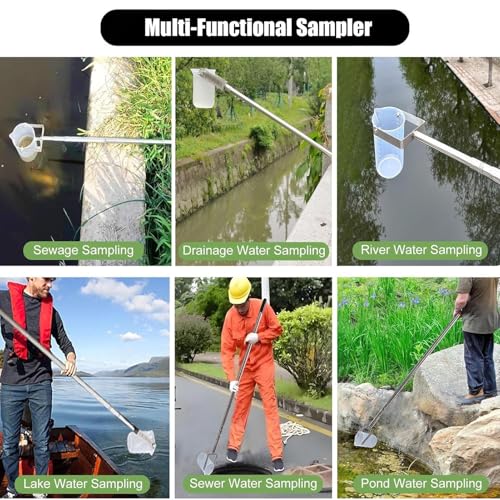 Échantillonneur d'eau rigide en acier inoxydable et gobelet de 500 ML pour analyses de précision - 8