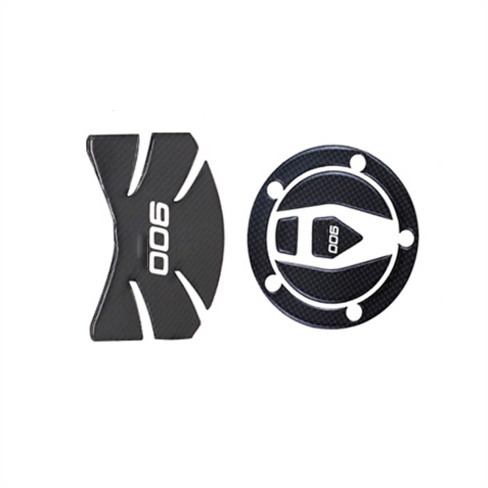 Carbon Fuel Tank Pad Stickers Side Knee Protectors Emblems Vintage Decals For Kawasaki Z900RS