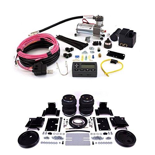 Air Lift 88365 72000 Rear Set of Load Lifter 5000 Ultimate Series Air Springs with Wireless Air Dual Path On-Board Air Compressor System Bundle for Dodge Ram 1500
