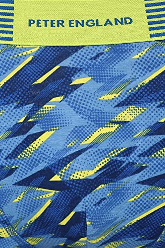 Image of Peter England Men's Cotton Blend Regular Fit Printed Trunks