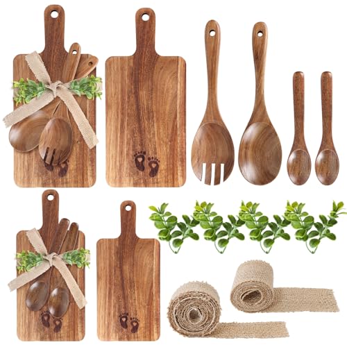Set de Tablas de Cortar de Madera con Utensilios miniatura 1
