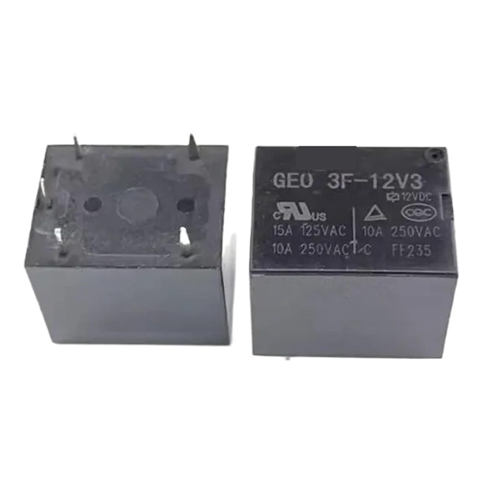 Relais GEO 3F-12V3 pour réparer une carte électronique 12V défectueuse, 5 broches