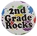A&T Designs Unisex - 2nd Grade Rocks 1.25