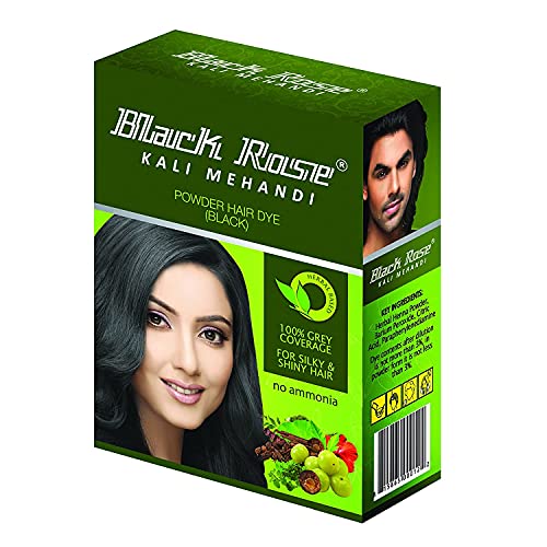 Black Rose Kali Mehandi 30 Sachets 10Grm con Cepillo miniatura 3